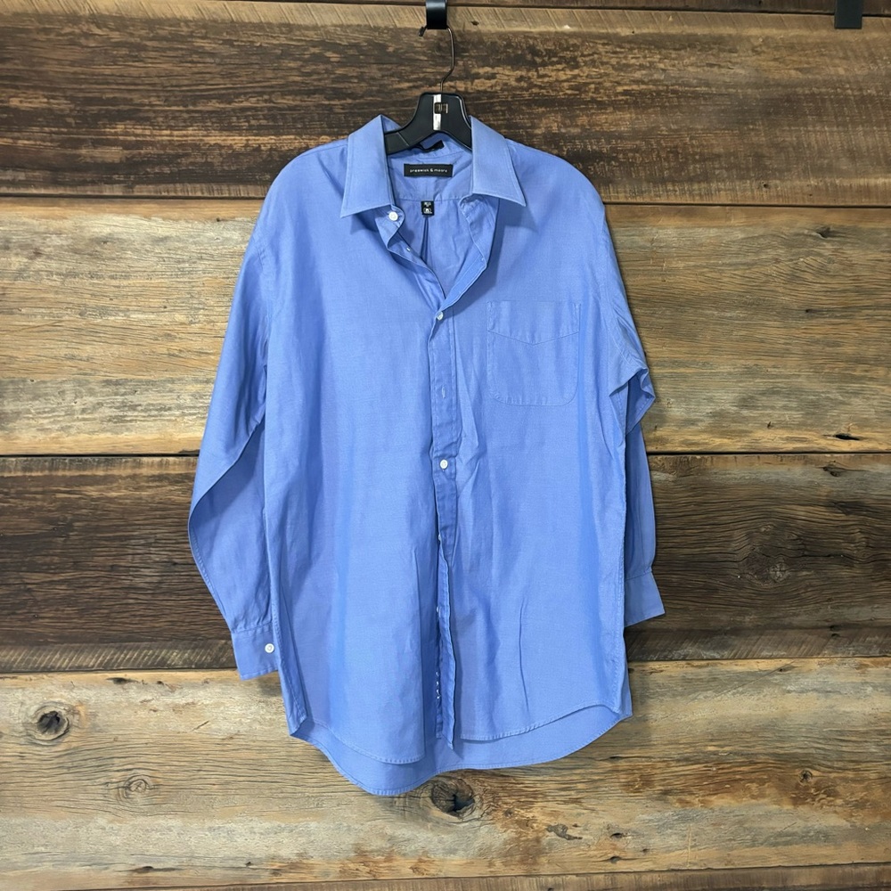 Preswick & Moore Blue Button Down